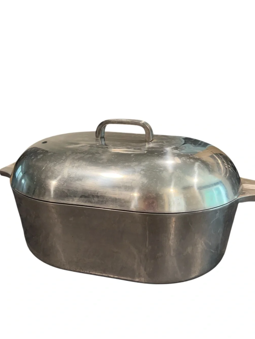 Magnalite vintage GHC 17 qt roaster rare XL aluminum pot + lid Sidney O original